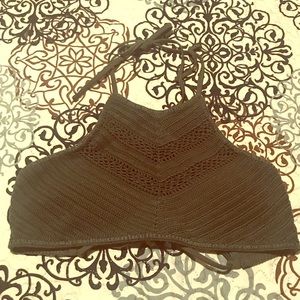 Crochet knit Bikini top